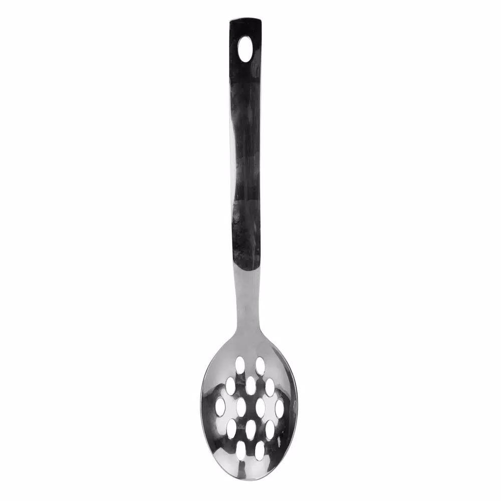 Home Basics Stainless Steel Zinc Slotted Spoon