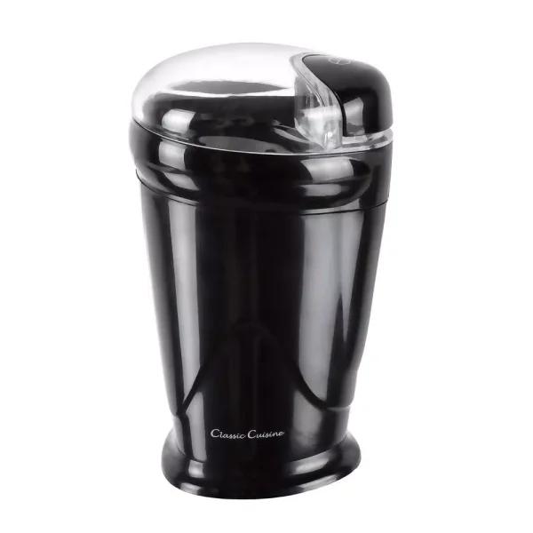Classic Cuisine 1.41 oz. Electric Coffee and Spice Grinder, Black Blade Grinder