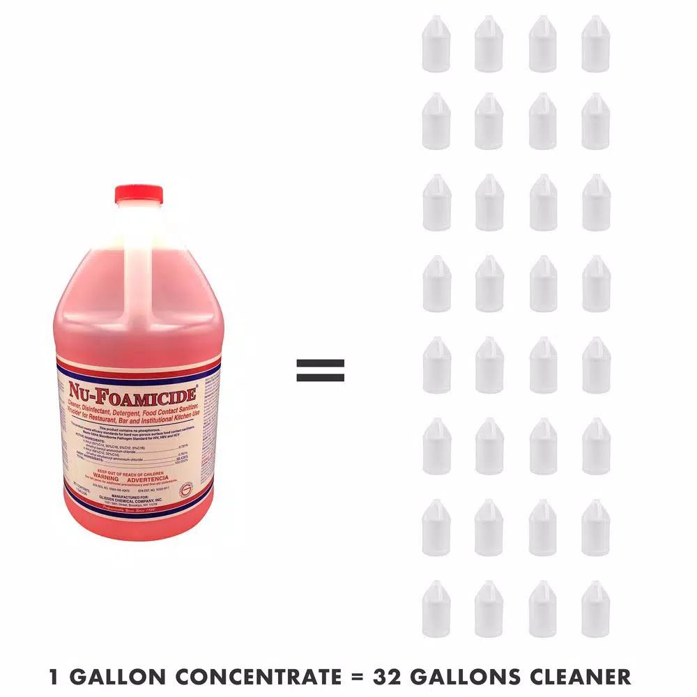Unbranded NU-FOAMICIDE 1 Gal. All-Purpose Cleaner Concentrate, Disinfectant & Food-Contact Sanitizer