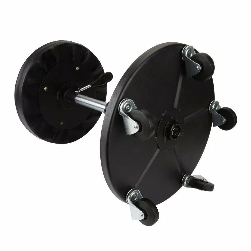 OLYMPIA Tools Heavy-Duty Adjustable Mechanic's Roller Seat with Tool Tray