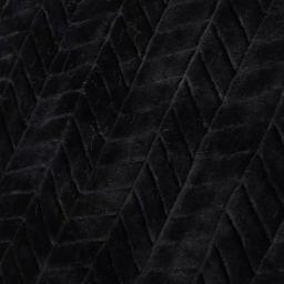 Noble House Toscana Black Faux Fur Throw Blanket, Modern Solid Pattern, 50 x 60 in. thumbnail 2