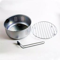 Continental 5.8 Qt. Electric Deep Fryer and Multi-Cooker, Stainless Steel thumbnail 4