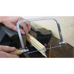 Olson Saw Olson 7 in. Coping Saw with Hardwood Handle and Dual-End Blade Tensioning thumbnail 2