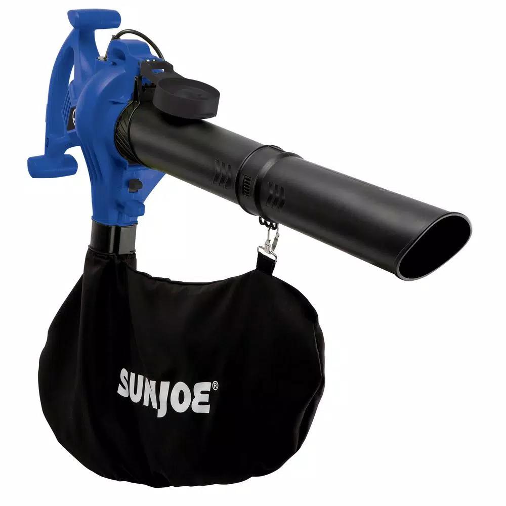 Sun Joe 3-in-1 Electric Handheld Leaf Blower, Vacuum, and Mulcher, 240 MPH, 13 Amp, Blue