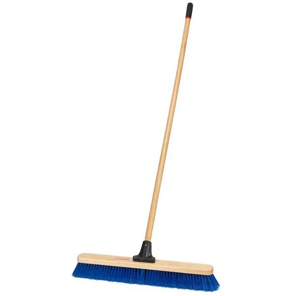 Harper 24 in. Indoor/Outdoor All-Purpose Push Broom with 60 in. Hardwood Handle