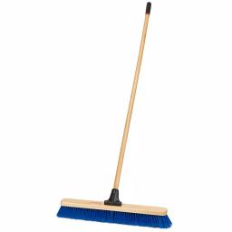 Harper 24 in. Indoor/Outdoor All-Purpose Push Broom with 60 in. Hardwood Handle thumbnail 1
