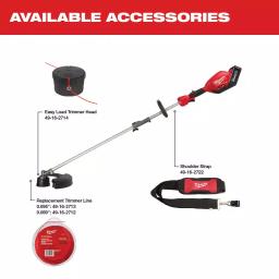 Milwaukee M18 FUEL QUIK-LOK Cordless String Trimmer Kit with (3) 8.0 Ah Batteries and Charger thumbnail 14