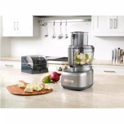 Cuisinart Elemental 13-Cup Food Processor with Dicing Kit and 4.5-Cup Bowl, 3-Speed, Silver thumbnail 2
