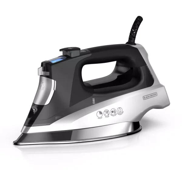 BLACK+DECKER Allure Digital Professional Steam Iron, 1600W, Silver/Black