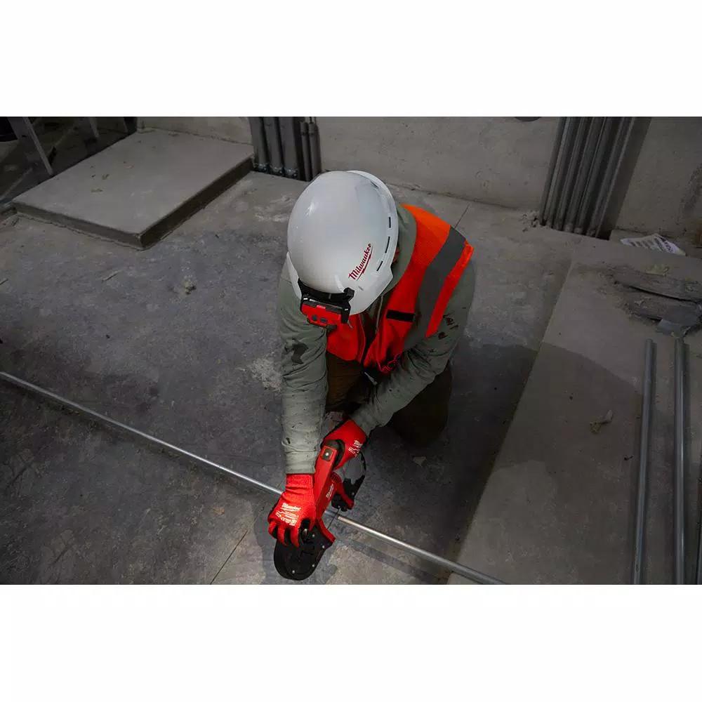 Milwaukee BOLT White Type 1 Class E Front Brim Hard Hat (12-Pack)