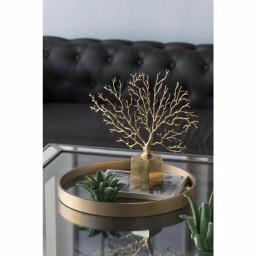 A & B Home Gold Tree Irregular Decor Accent Sculpture - 15.2 in. Gold Metal Statuary thumbnail 1