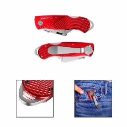 Stalwart Retractable Aluminum Utility Knife Set with 10 Replacement Blades, 2-Pack thumbnail 5