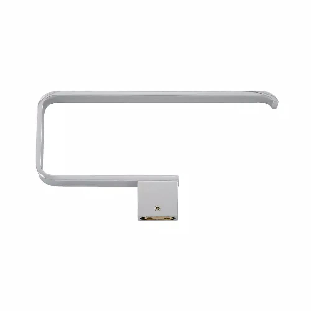 Italia Palermo Polished Chrome Towel Ring, Solid Brass