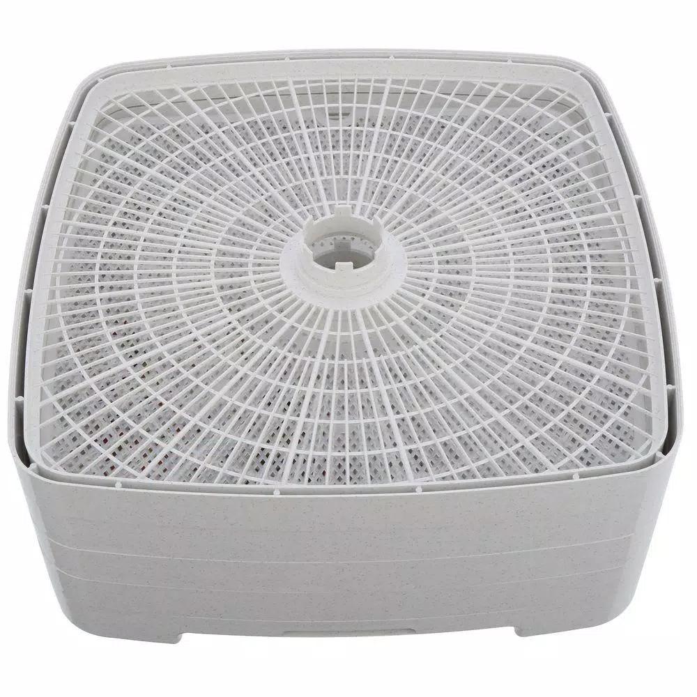 Nesco Square 4-Tray White Food Dehydrator and Jerky Maker, 700W