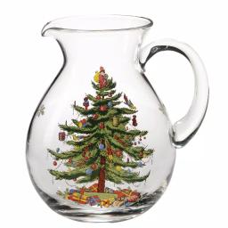 Spode Christmas Tree 6 Pt. Glass Pitcher for Holiday Serving thumbnail 1