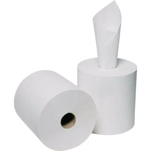 SKILCRAFT White 2-Ply Center Pull Paper Towels, 100% Recycled, 6 Rolls per Box