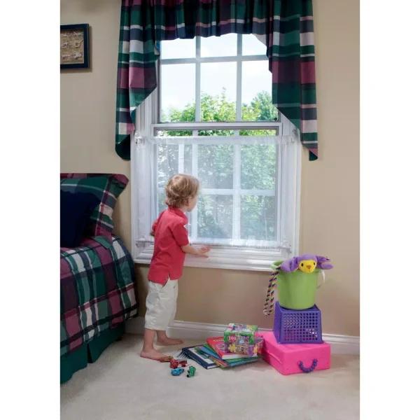 KidCo Mesh Window Guard for Child Safety, Fits 26 in. to 40 in. Width, White