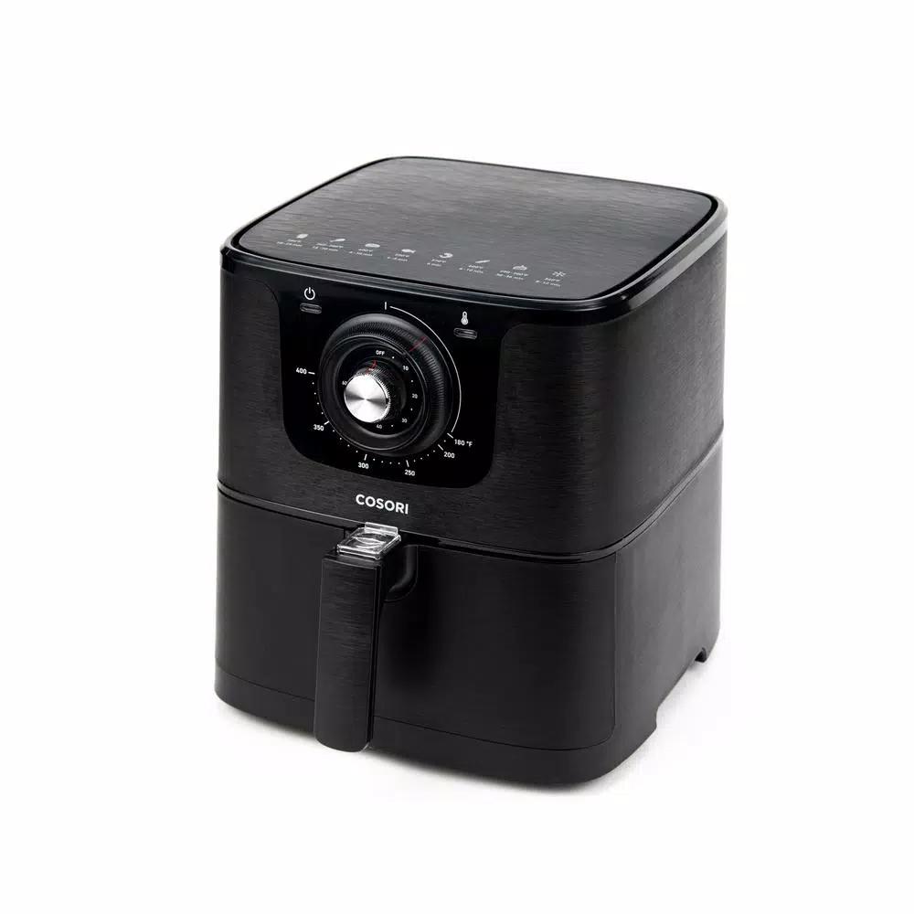 Cosori 5.8 QT Air Fryer with Bonus Skewer Rack Set, 1700W Rapid Air Circulation, Black