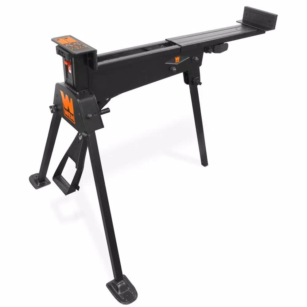 WEN Portable Clamping Saw Horse Work Bench with 600 lb. Capacity and Non-Marring Jaws