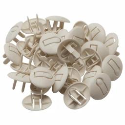 Safety 1st Press Tab Outlet Plug Protectors, White, 36-Pack thumbnail 4