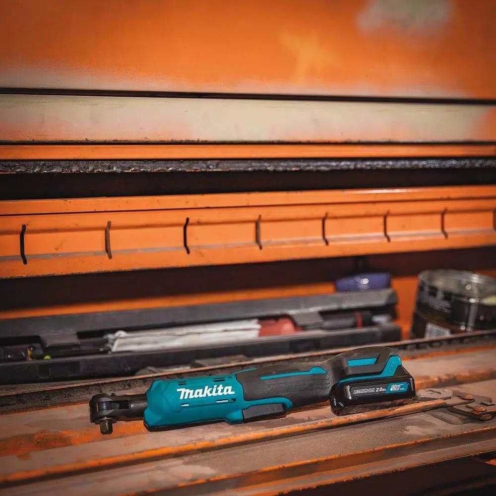 Makita 12V MAX CXT Cordless Ratchet Kit with Bonus 1/4 in. Impact Wrench