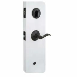 Defiant Wilmington Aged Bronze Entrance Door Handleset with Naples Lever thumbnail 6