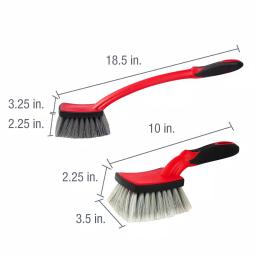 Barrett-Jackson Tire and Fender Brush Kit with Ergonomic Handles thumbnail 4