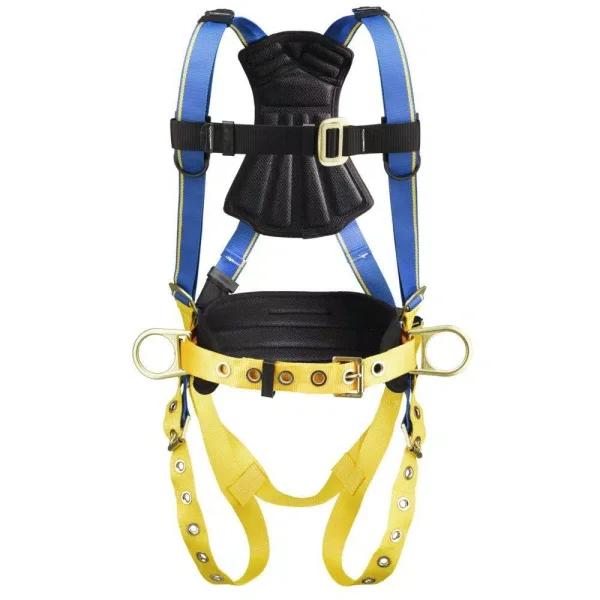 Werner Blue Armor 1000 Construction Safety Harness with 3 D-Rings, Medium/Large