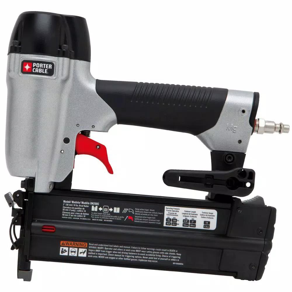 Porter-Cable BN200C 18-Gauge Pneumatic Brad Nailer Kit with Bonus 23-Gauge Pin Nailer