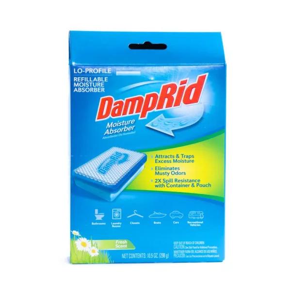 DampRid Low Profile Refillable Moisture Absorber, 10.5 oz, Fresh Scent