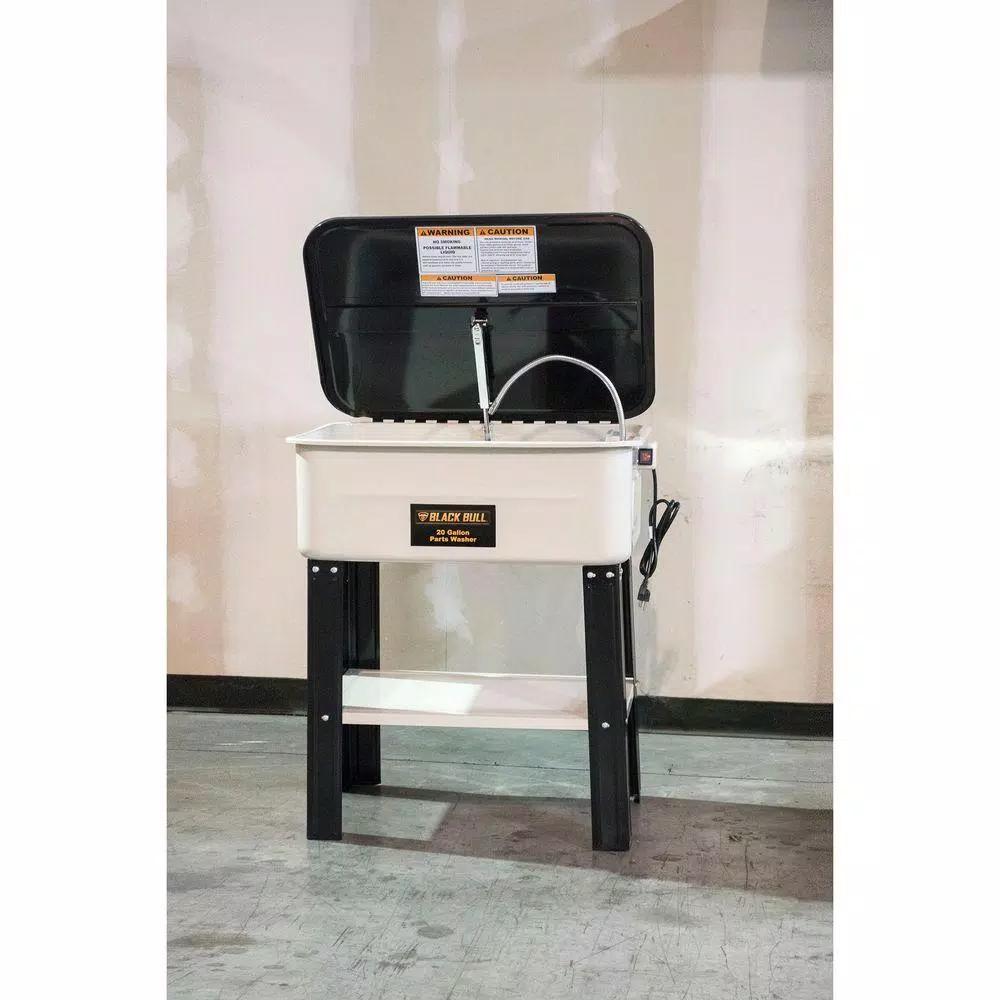 BLACK BULL 20 Gal. Water-Based Parts Washer with Electric Pump