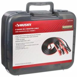 Husky 20 ft. 4-Gauge Battery Booster Cables, 250 A, Copper Clad Aluminum thumbnail 10
