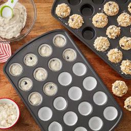 Wilton Perfect Results Premium Non-Stick Mini Muffin Pan, 24-Cup (Set of 2) thumbnail 2