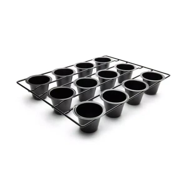 Fox Run Non-Stick Mini Popover Pan, 12-Cup Carbon Steel Bakeware