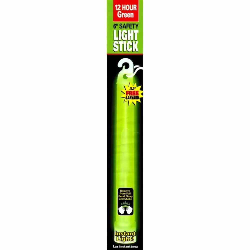 Ready America Green 12-Hour Safety Light Stick, Waterproof Non-Toxic Chemical Glow Stick