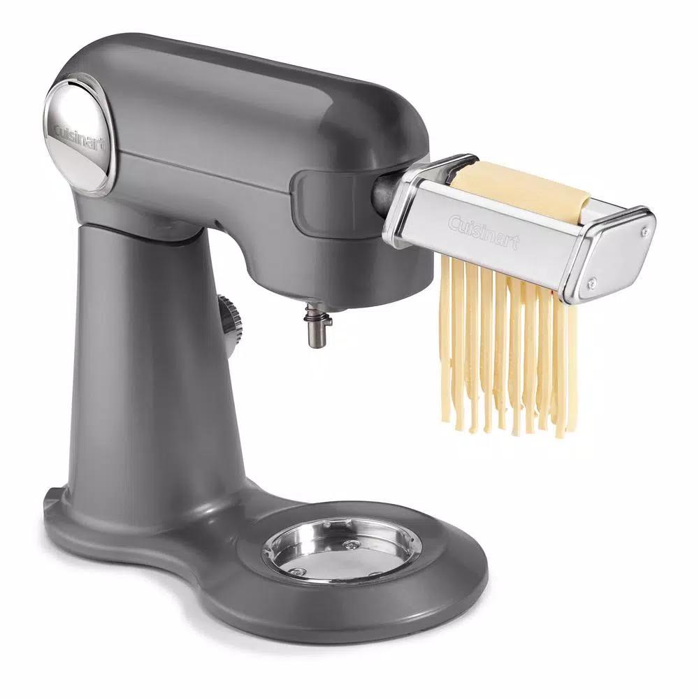 Cuisinart Stainless Steel Pasta Roller and Cutter Attachment for Stand Mixers, 5.5 Qt.