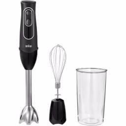 Braun MultiQuick 5 MQ505 2-Speed Immersion Blender Set with Beaker and Whisk, Black thumbnail 1