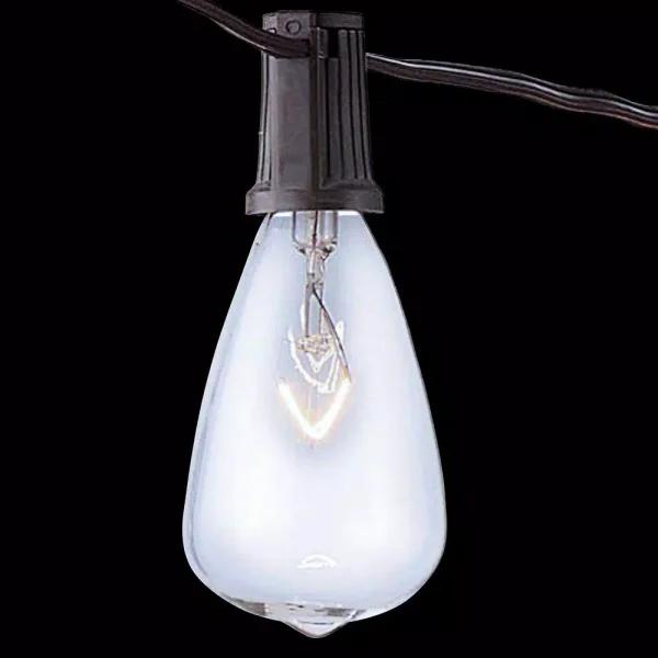 ALEKO's 25 ft. Traditional Patio String Cafe Lights, 25 Warm White Incandescent Bulbs, Indoor/Outdoor Weatherproof