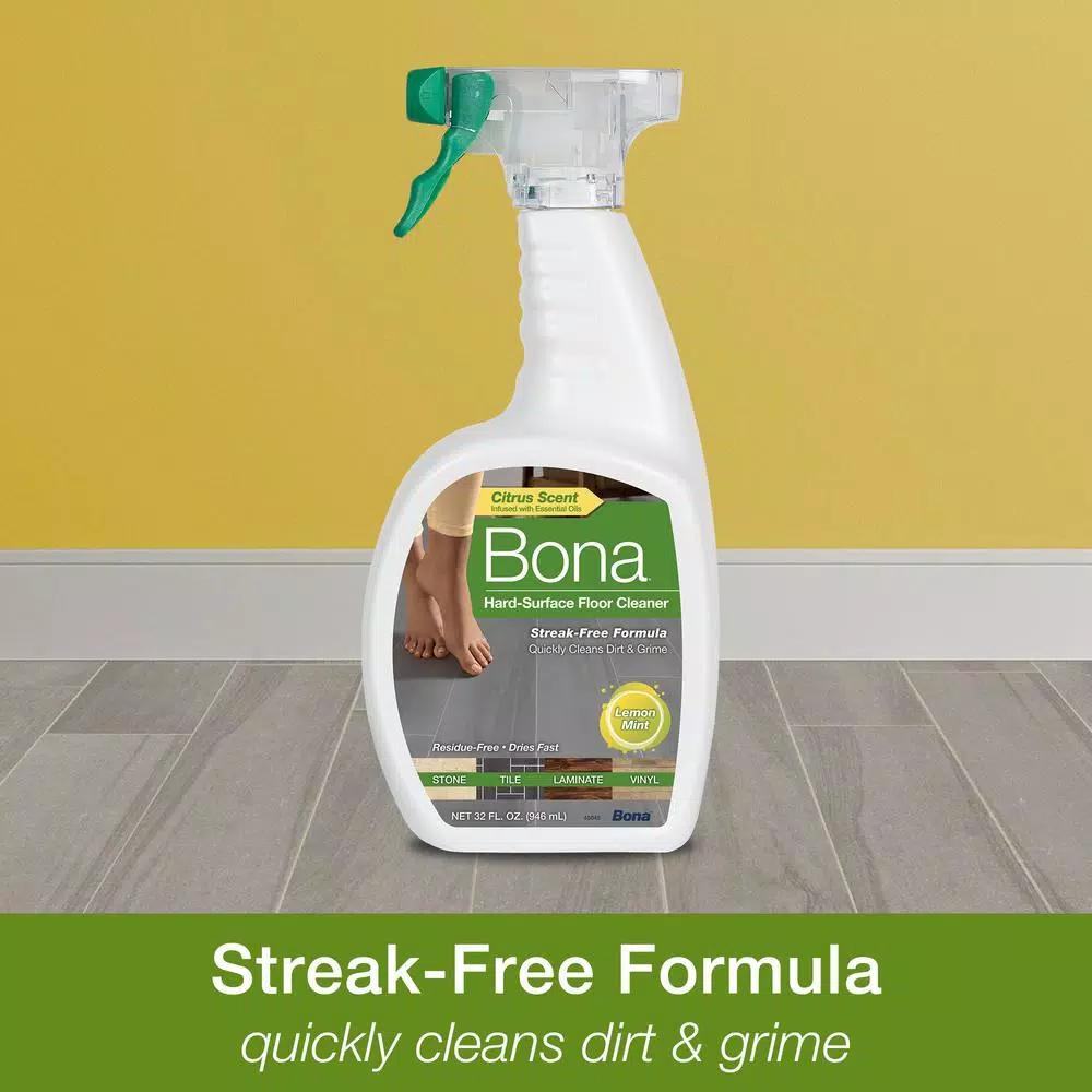 Bona Lemon Mint Hard-Surface Floor Cleaner, 32 oz.