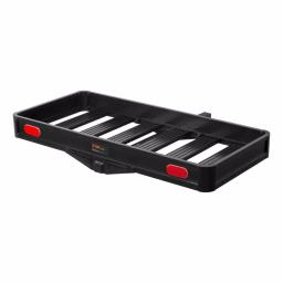 CURT 500 lb. Capacity Aluminum Basket Style Hitch Cargo Carrier, 2 in. Receiver, 49 in. x 22 in. thumbnail 1