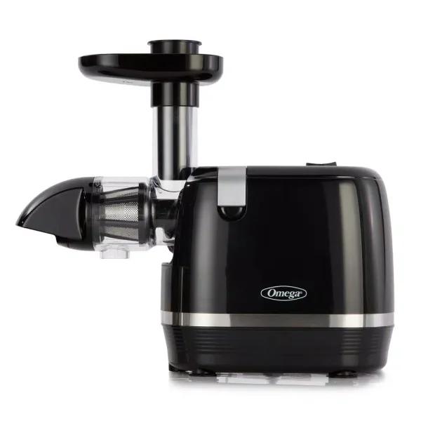 Omega H3000D Cold Press 365 Horizontal Slow Masticating Juicer, Black