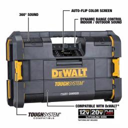 DEWALT TOUGHSYSTEM 2.0 Bluetooth Jobsite Radio and Charger thumbnail 2
