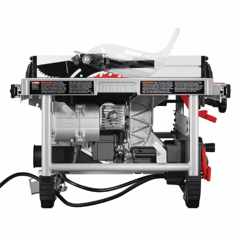 SKILSAW 8-1/4 in. 15 Amp Corded Worm Drive Portable Table Saw with Diablo Blade