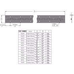 Everbilt 1-1/2 in. x 48 in. Oil-Rubbed Bronze Continuous Hinge, Steel thumbnail 7