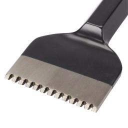 Kraft Tool Co. 2-3/4 in. Toothed Stone Masons Chisel, Tempered Forged Tool Steel thumbnail 2