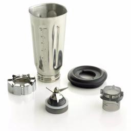 Omega BL360S 1 HP 2-Speed Blender with 32 oz. Stainless Steel Jar, Silver thumbnail 3