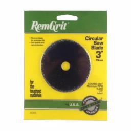 RemGrit 3 in. Carbide Grit Circular Saw Blade, 1/2 in. Arbor, Coarse Grit thumbnail 2