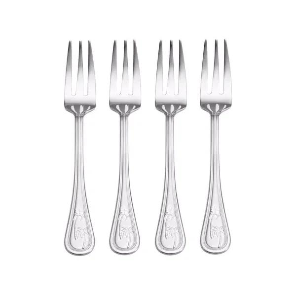 Towle Living Towle Palm Breeze 18/0 Stainless Steel Cocktail Forks, Set of 4