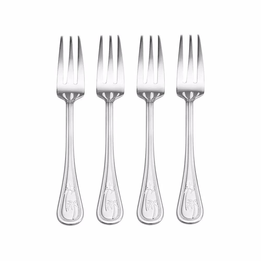 Towle Living Towle Palm Breeze 18/0 Stainless Steel Cocktail Forks, Set of 4