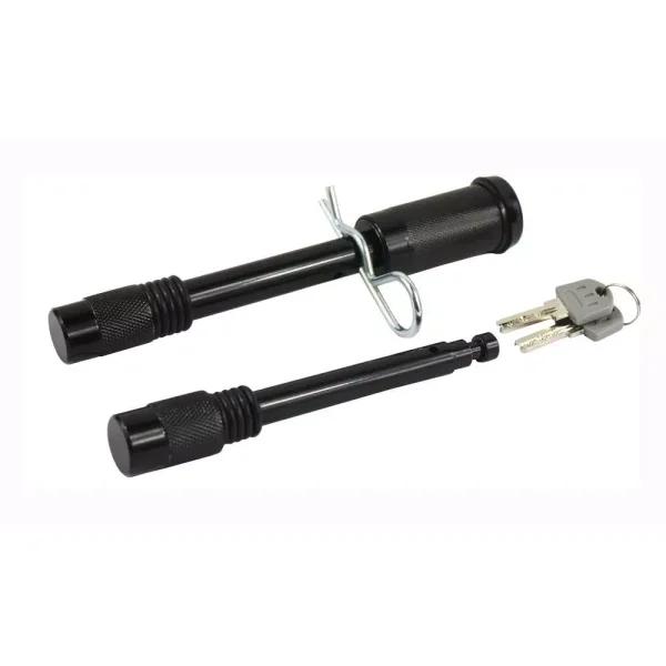 MaxxHaul Hitch Pin Lock Set - 5/8 in. & 1/2 in. Diameter Anti-Rattle Trailer Pins for Class I-V Hitches
